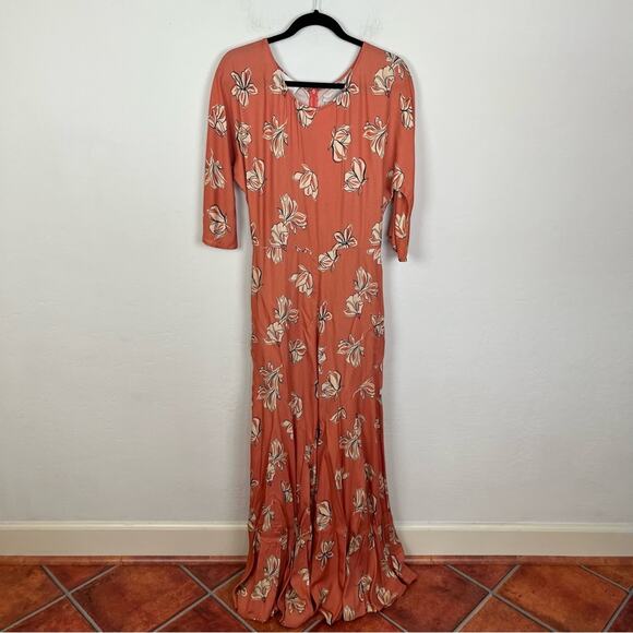 Anthropologie Corey Lynn Calter Tulip Wide-Leg Jumpsuit - Picture 2 of 12